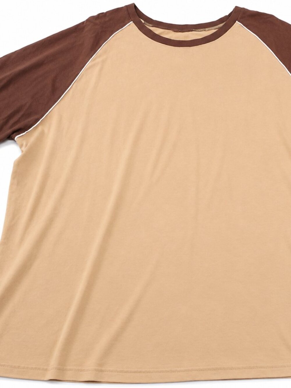 Minimalist Raglan T-Shirt Flat Lay For Men